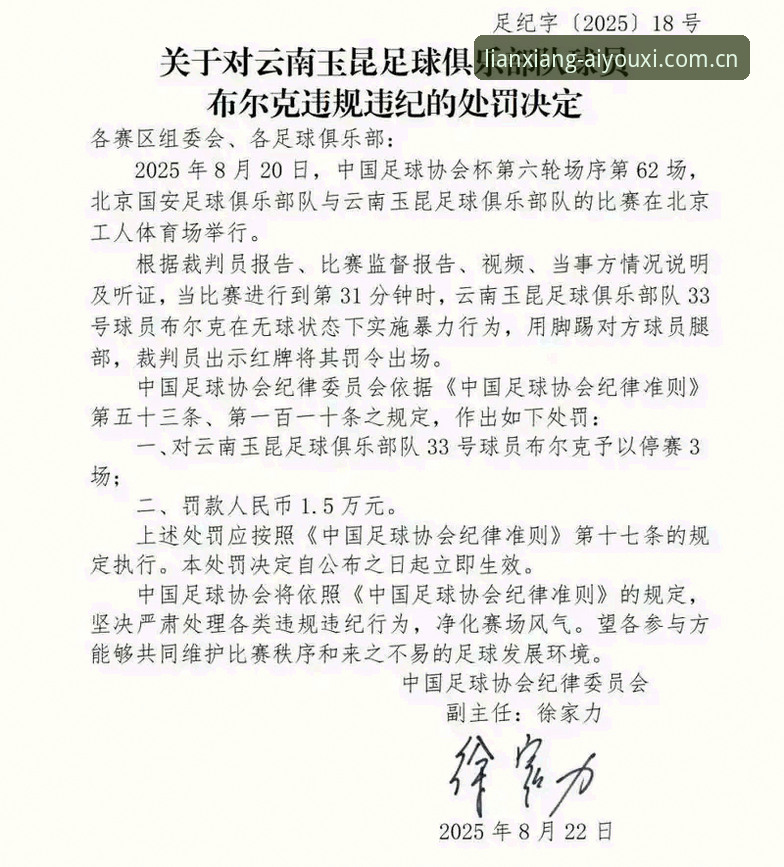 17人终身禁足、48人禁赛5年，这份足协罚单到底怎么读？